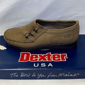 COPY - Dexter WalkMocs Cashmere Leather Drk Taupe Size 7